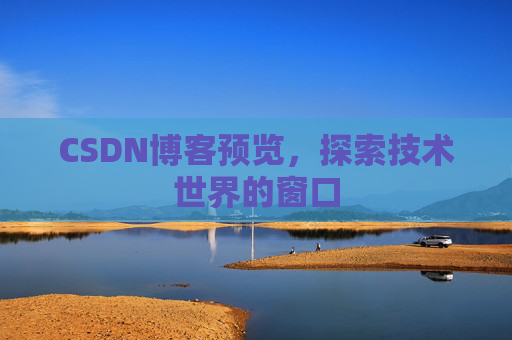 CSDN博客预览,探索技术世界的窗口